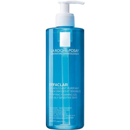 ژل شستشو فوم لاروش پوزای پوست چرب و حساس افکلار لاروش پوزای 400ml | La Roche-Posay Effaclar Purifying Foaming Gel