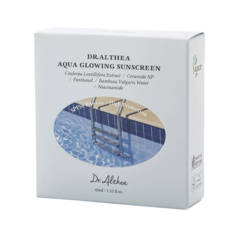 ضد آفتاب آبرسان و روشن کننده دکتر آلتیا | Dr.Althea مدل Aqua Glowing حجم 45 میل - تصویر 2